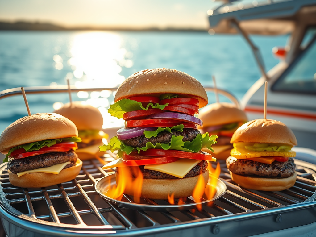 “Top 5” Easy Burger Recipes for Boat Cooking