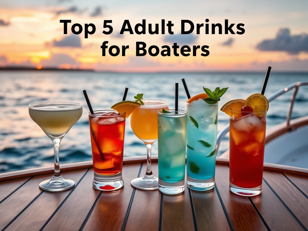 “Top 5” Boat Drinks for Adults (Cocktails to Enjoy on the Water)
